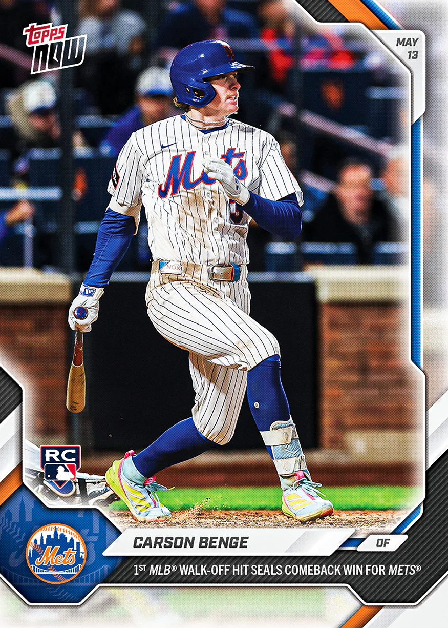 2026 MLB Topps NOW #198 Carson Benge
