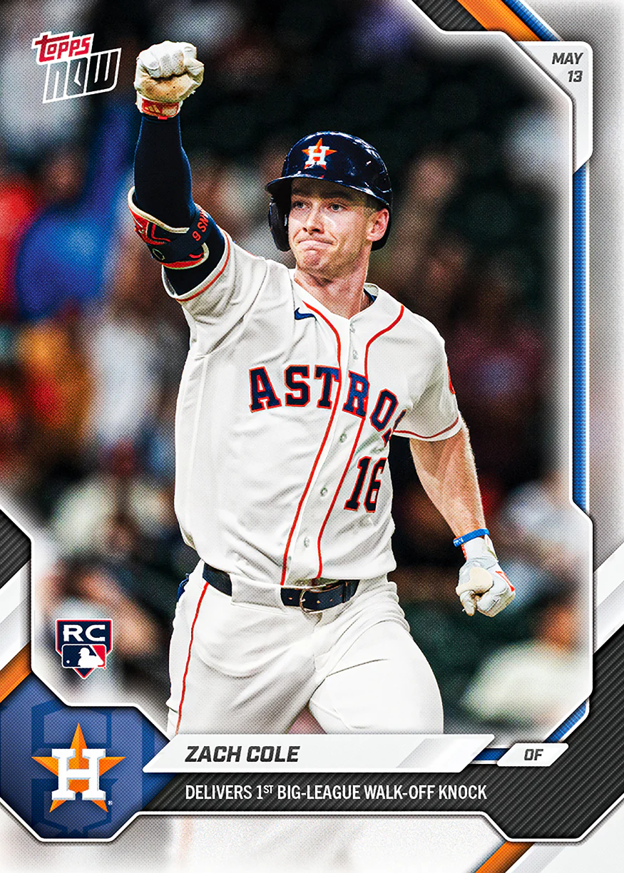 2026 MLB Topps NOW #199 Zach Cole