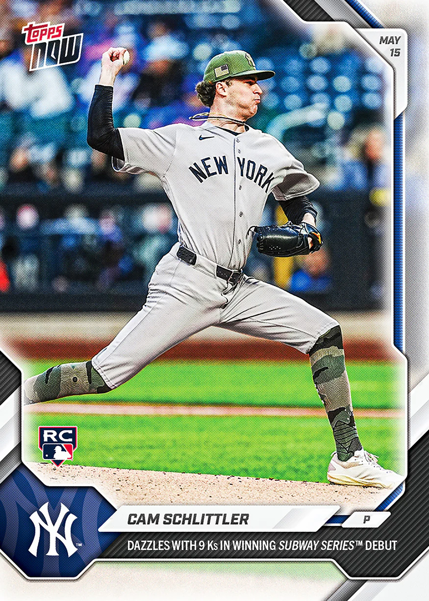 2026 MLB Topps NOW #206 Cam Schlittler