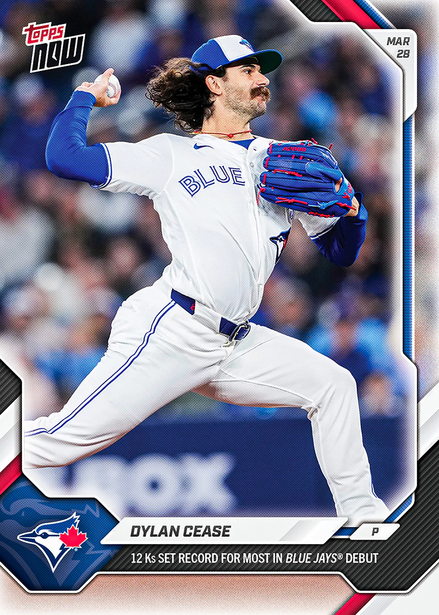 2026 MLB Topps NOW #22 Dylan Cease