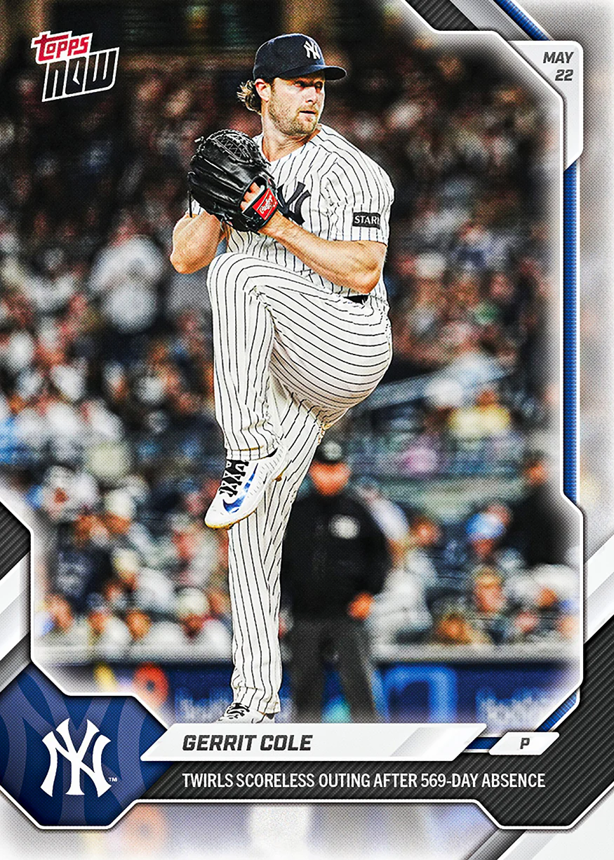 2026 MLB Topps NOW #229 Gerrit Cole