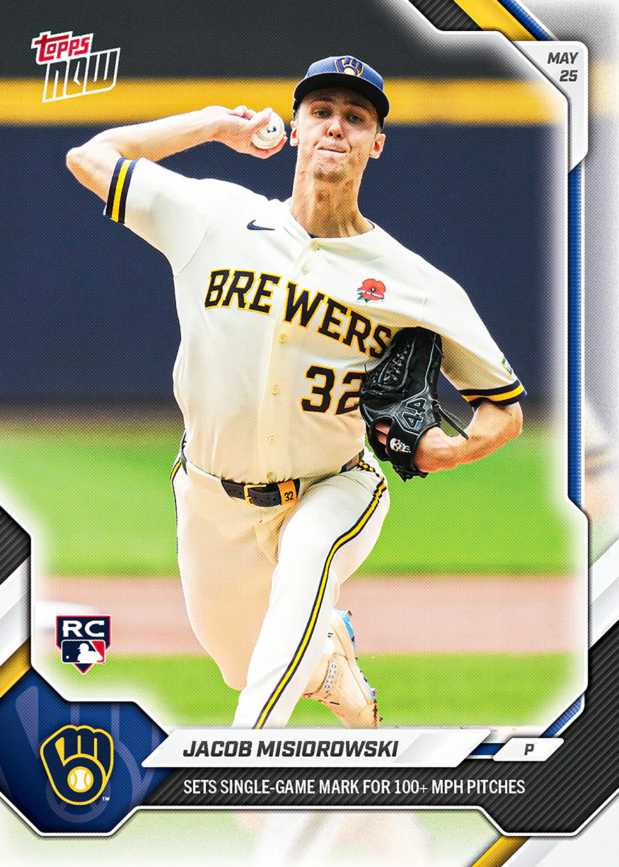 2026 MLB Topps NOW #244 Jacob Misiorowski