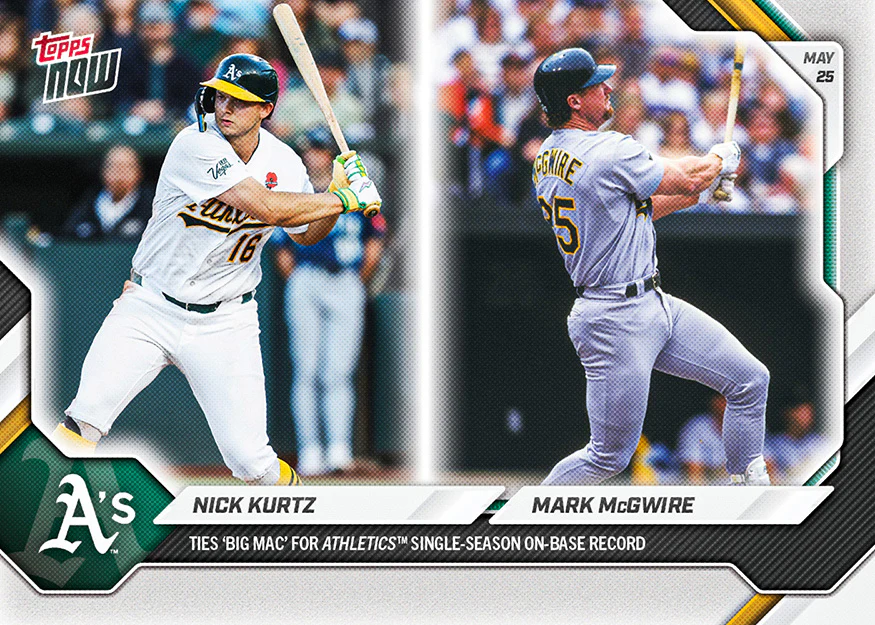 2026 MLB Topps NOW #247 Nick Kurtz/Mark McGwire