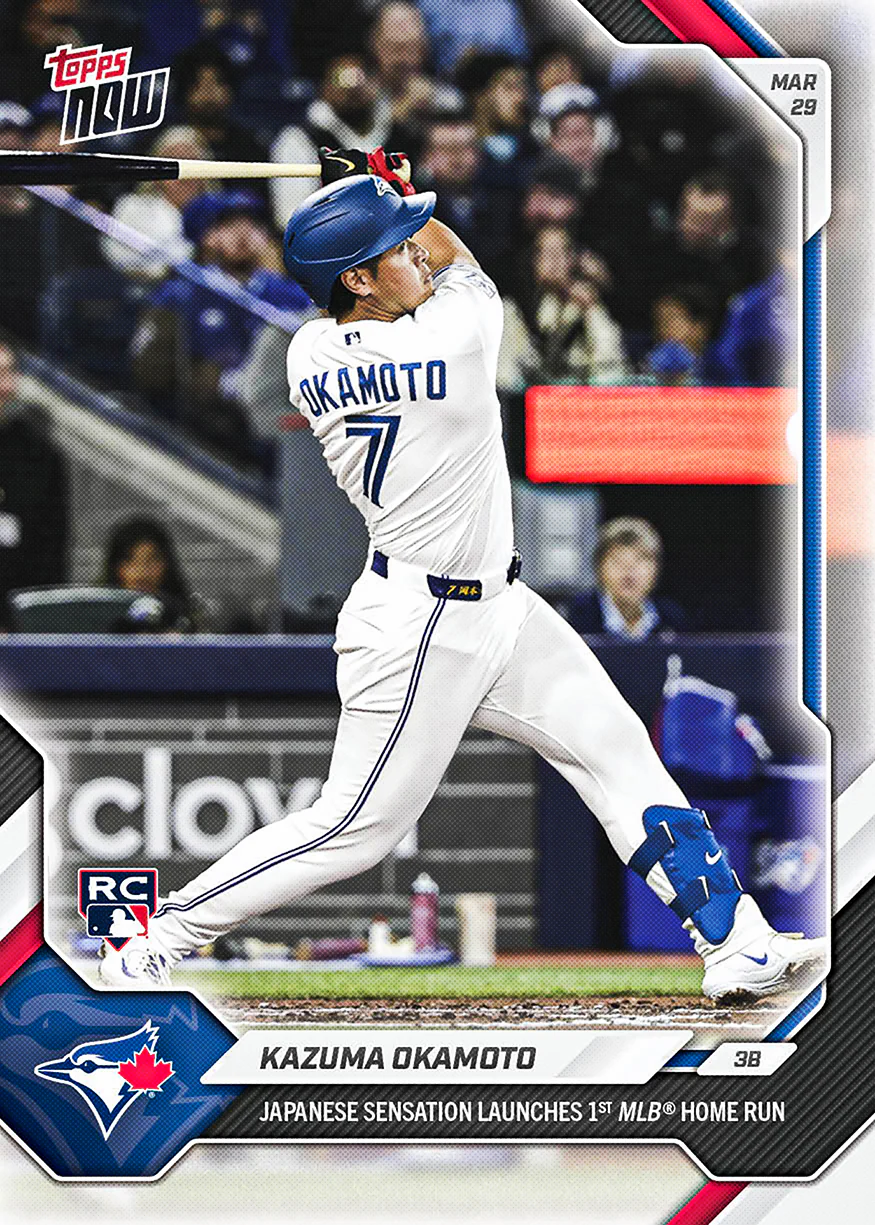 2026 MLB Topps NOW #25 Kazuma Okamoto
