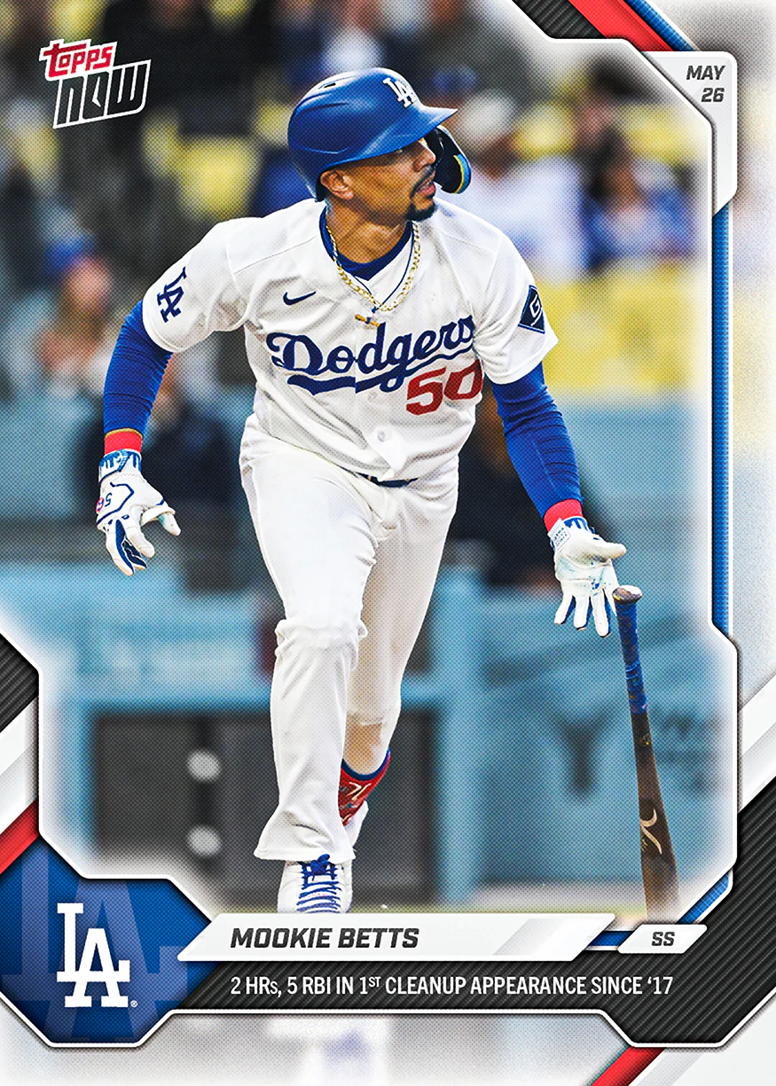 2026 MLB Topps NOW #250 Mookie Betts