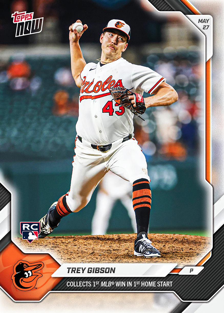 2026 MLB Topps NOW #252 Trey Gibson