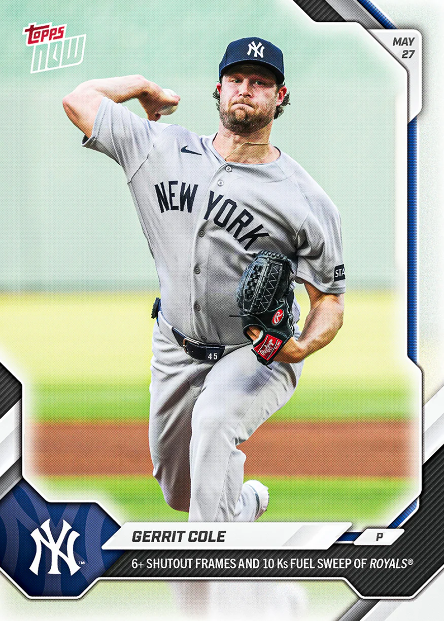 2026 MLB Topps NOW #255 Gerrit Cole