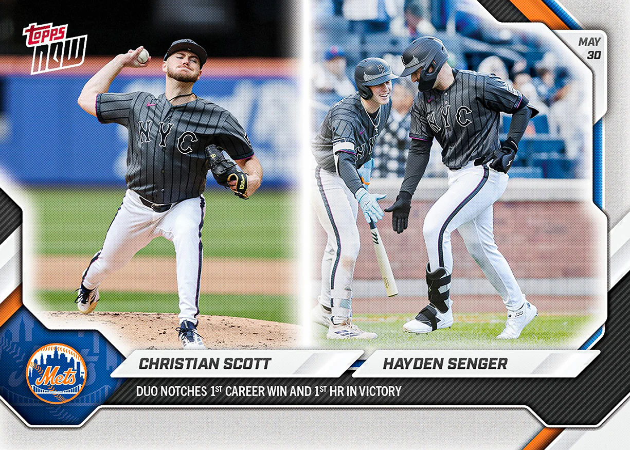 2026 MLB Topps NOW #269 Christian Scott / Hayden Senger