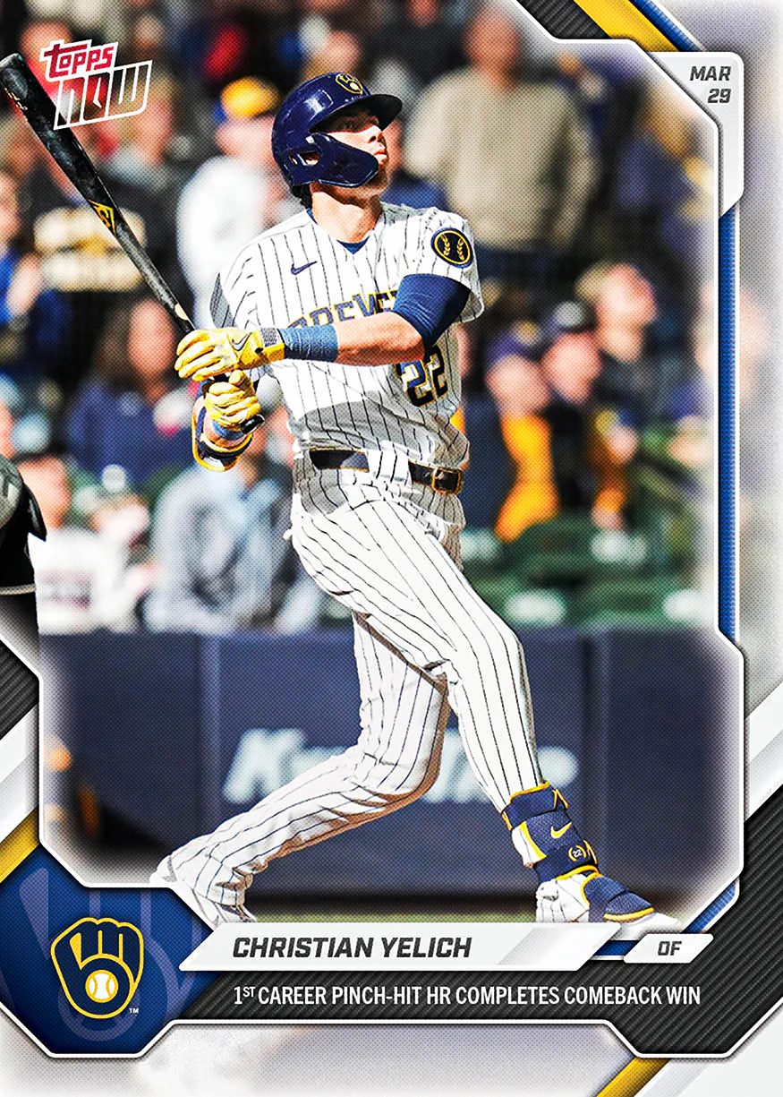 2026 MLB Topps NOW #27 Christian Yelich