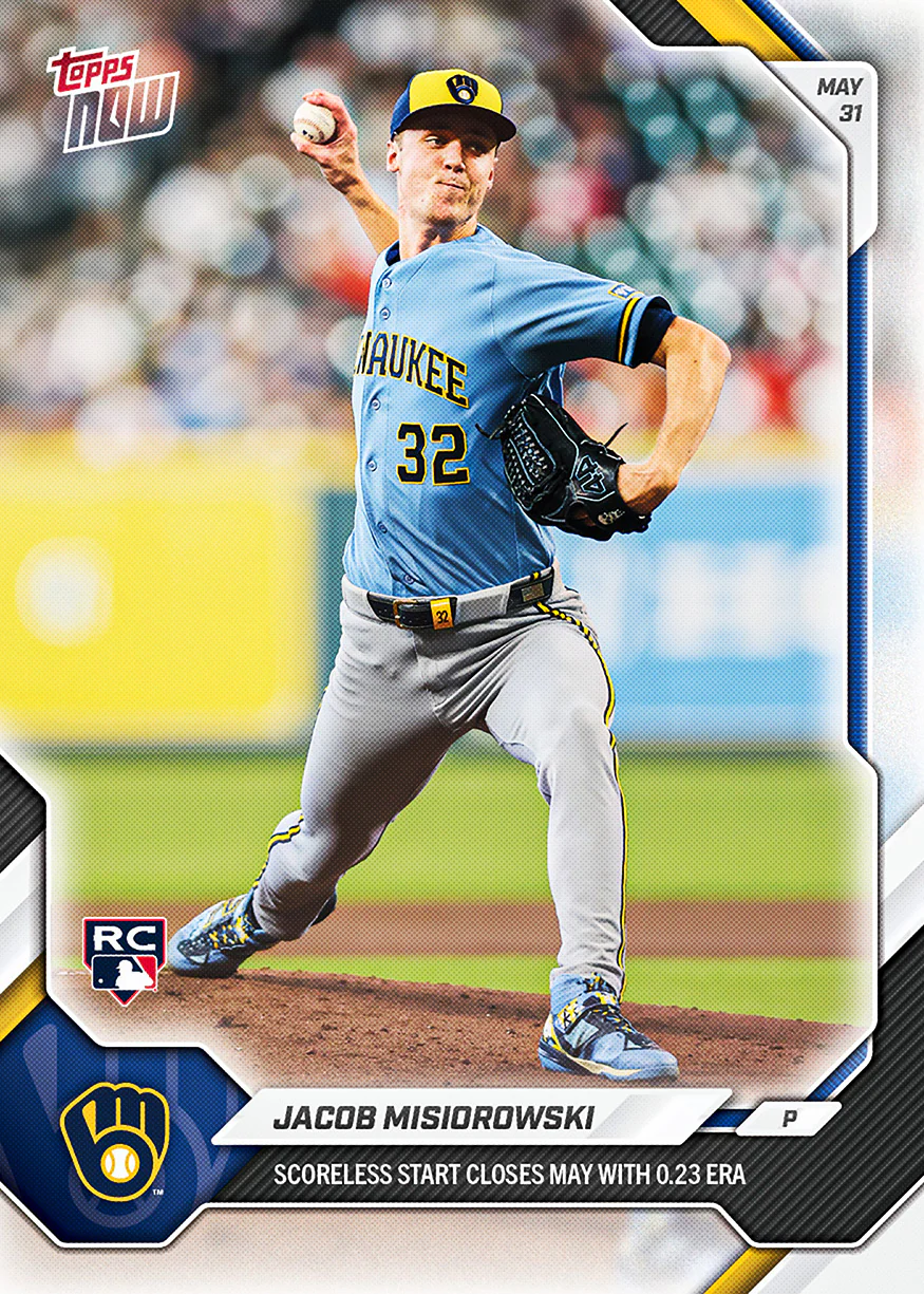 2026 MLB Topps NOW #272 Jacob Misiorowski