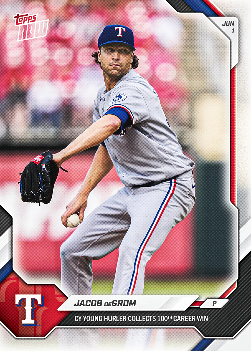 2026 MLB Topps NOW #279 Jacob deGrom
