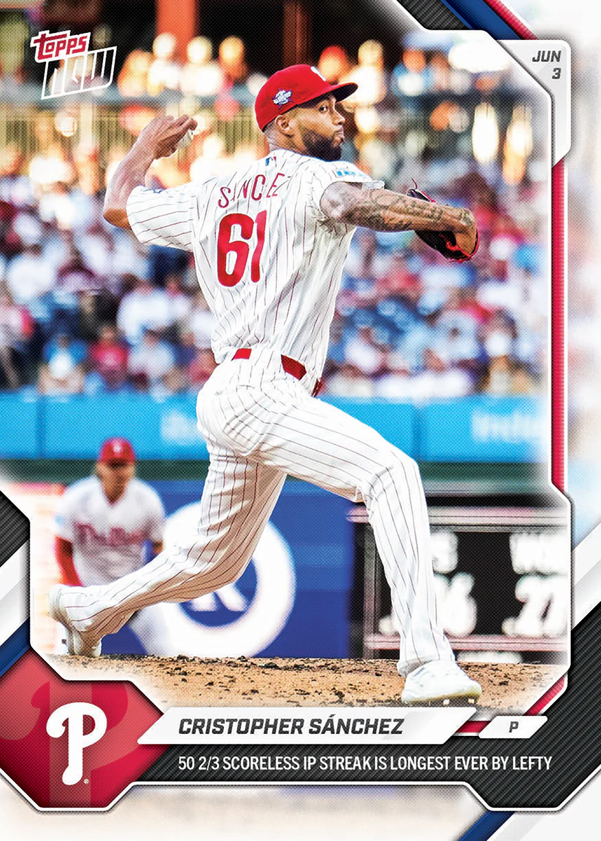 2026 MLB Topps NOW #283 Cristopher Sánchez
