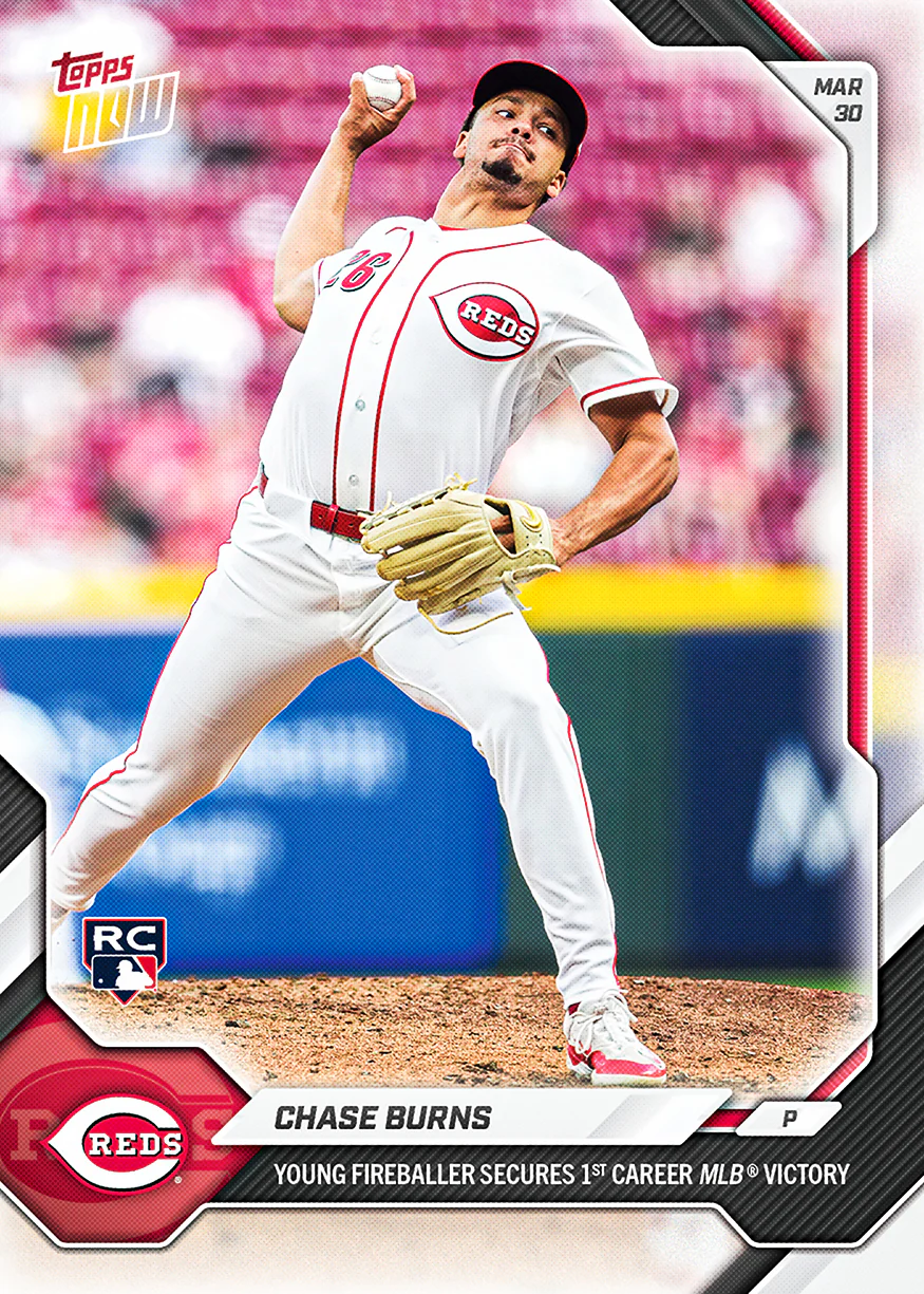 2026 MLB Topps NOW #29 Chase Burns