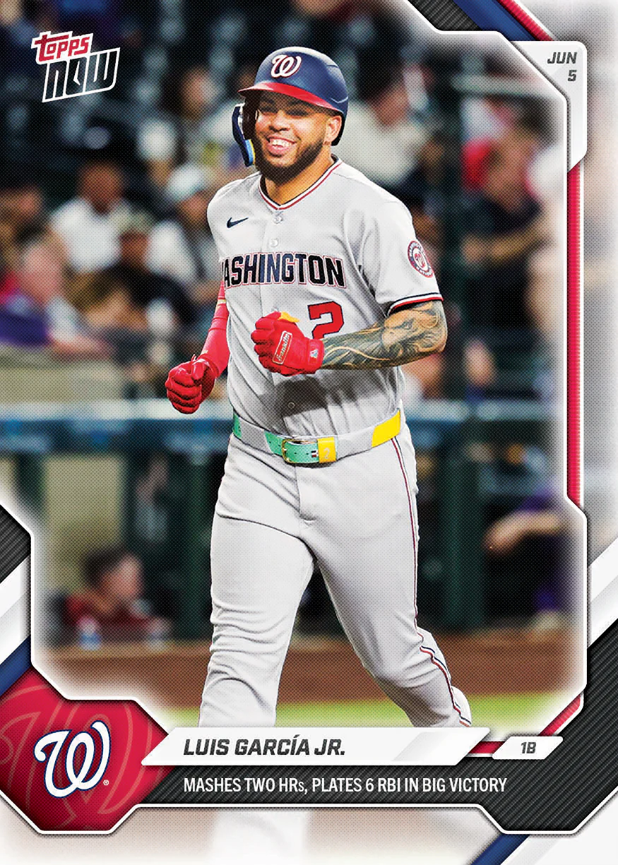2026 MLB Topps NOW #291 Luis García Jr.