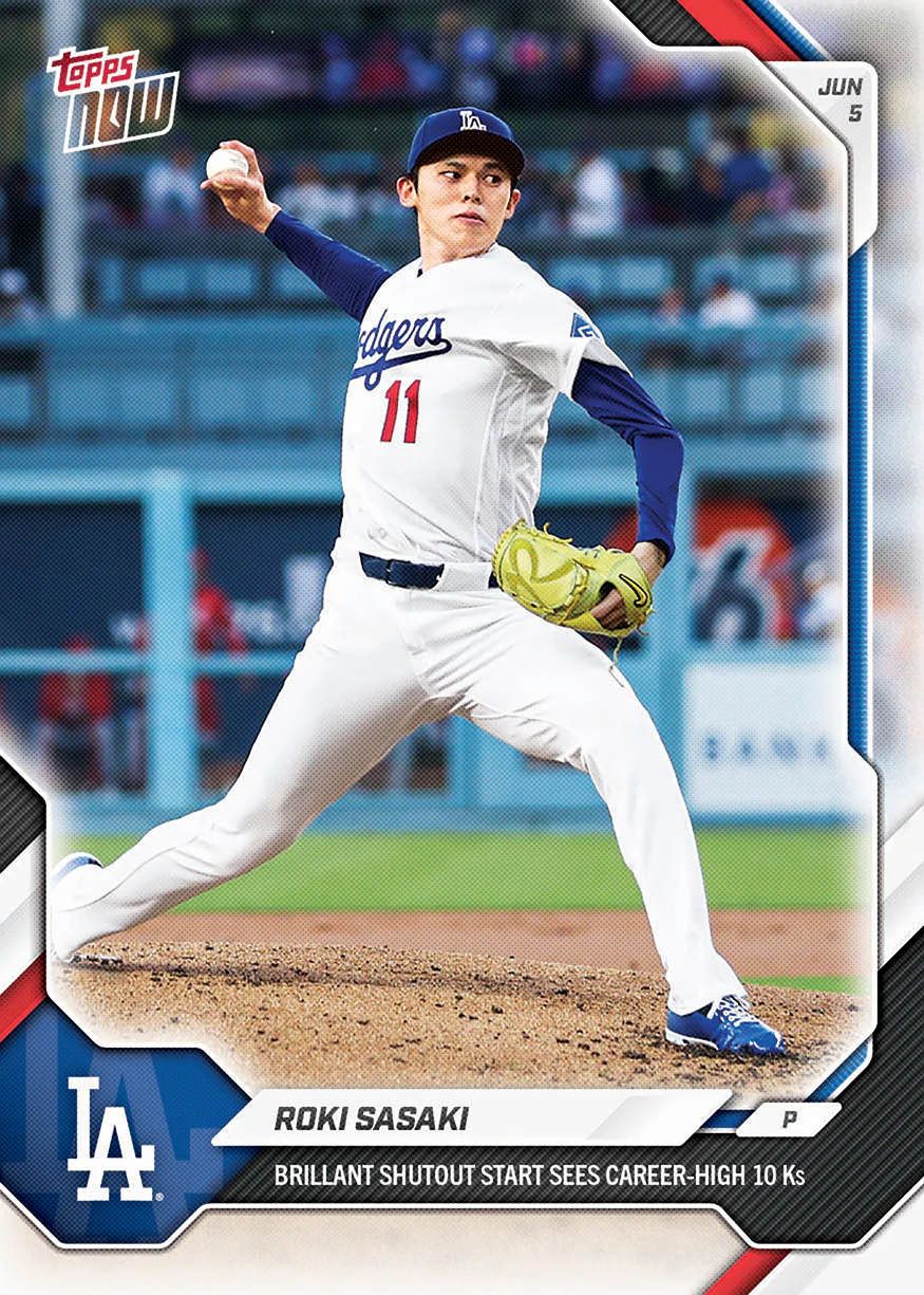 2026 MLB Topps NOW #292 Roki Sasaki