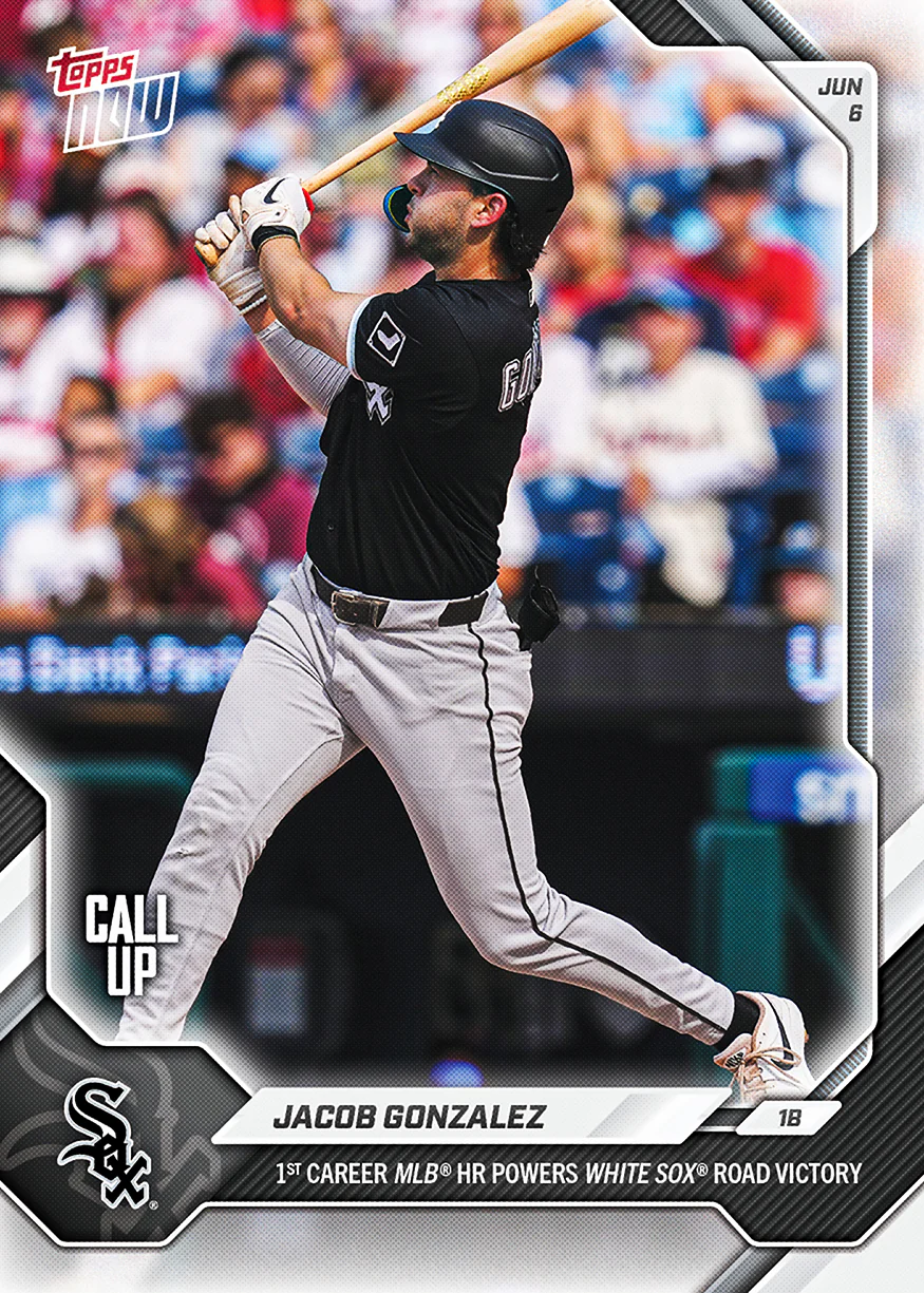 2026 MLB Topps NOW #296 Jacob Gonzalez