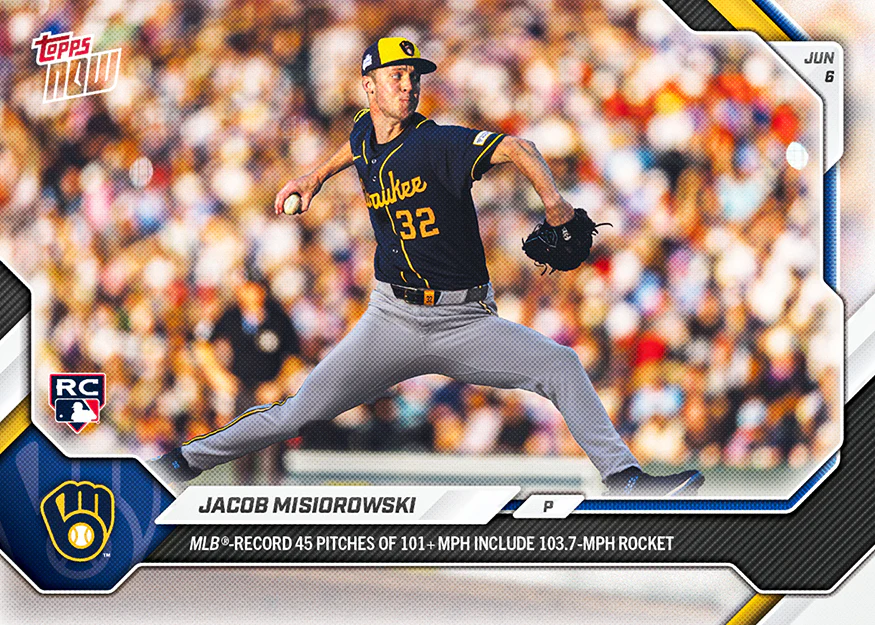 2026 MLB Topps NOW #297 Jacob Misiorowski