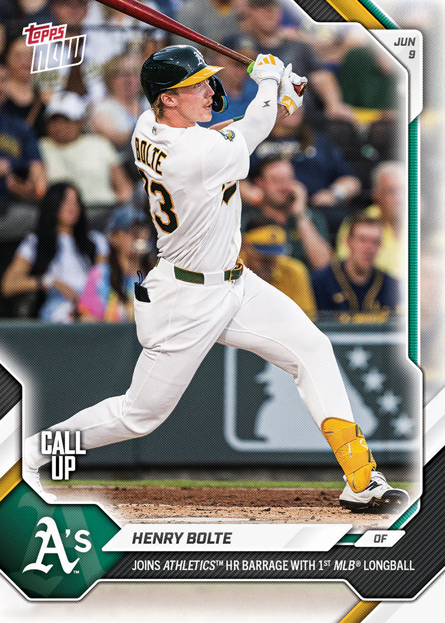 2026 MLB Topps NOW #307 Henry Bolte