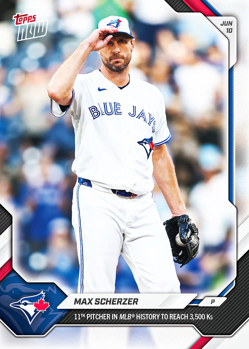 2026 MLB Topps NOW #316 Max Scherzer