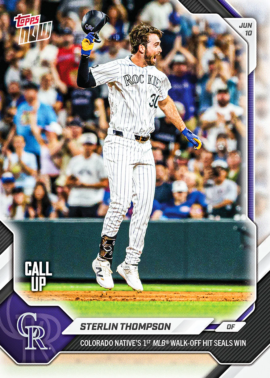 2026 MLB Topps NOW #317 Sterlin Thompson