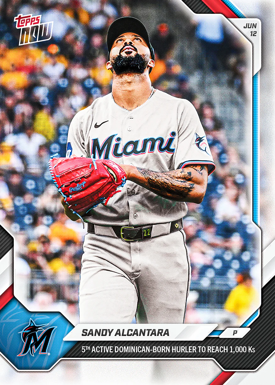 2026 MLB Topps NOW #319 Sandy Alcantara