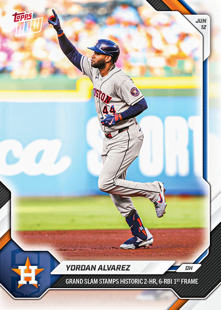 2026 MLB Topps NOW #322 Yordan Alvarez