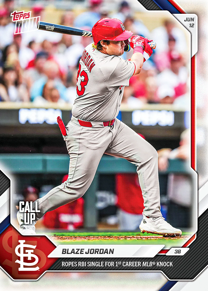 2026 MLB Topps NOW #323 Blaze Jordan