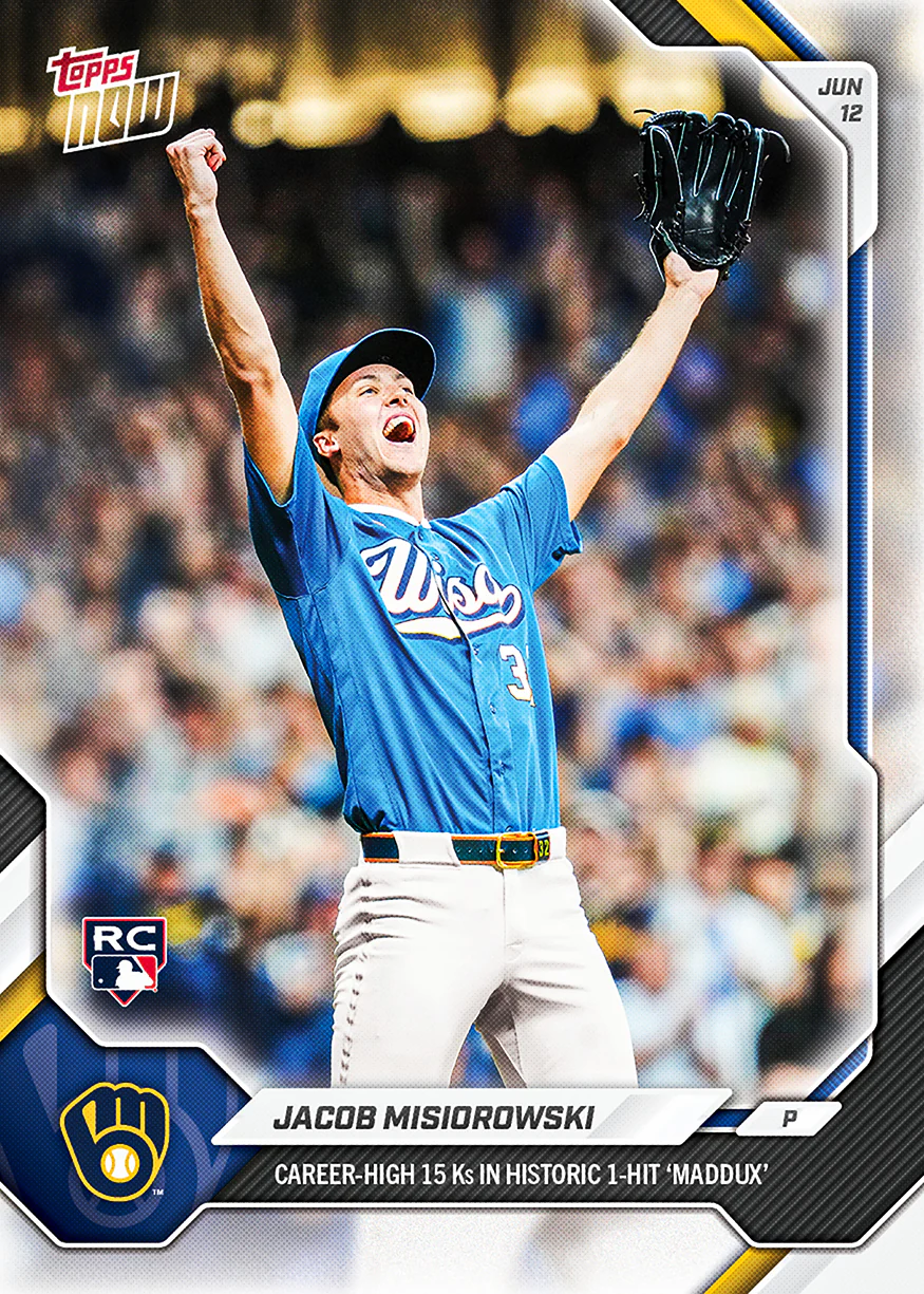 2026 MLB Topps NOW #325 Jacob Misiorowski