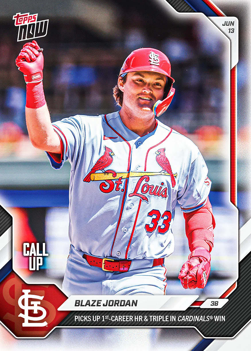 2026 MLB Topps NOW #326 Blaze Jordan
