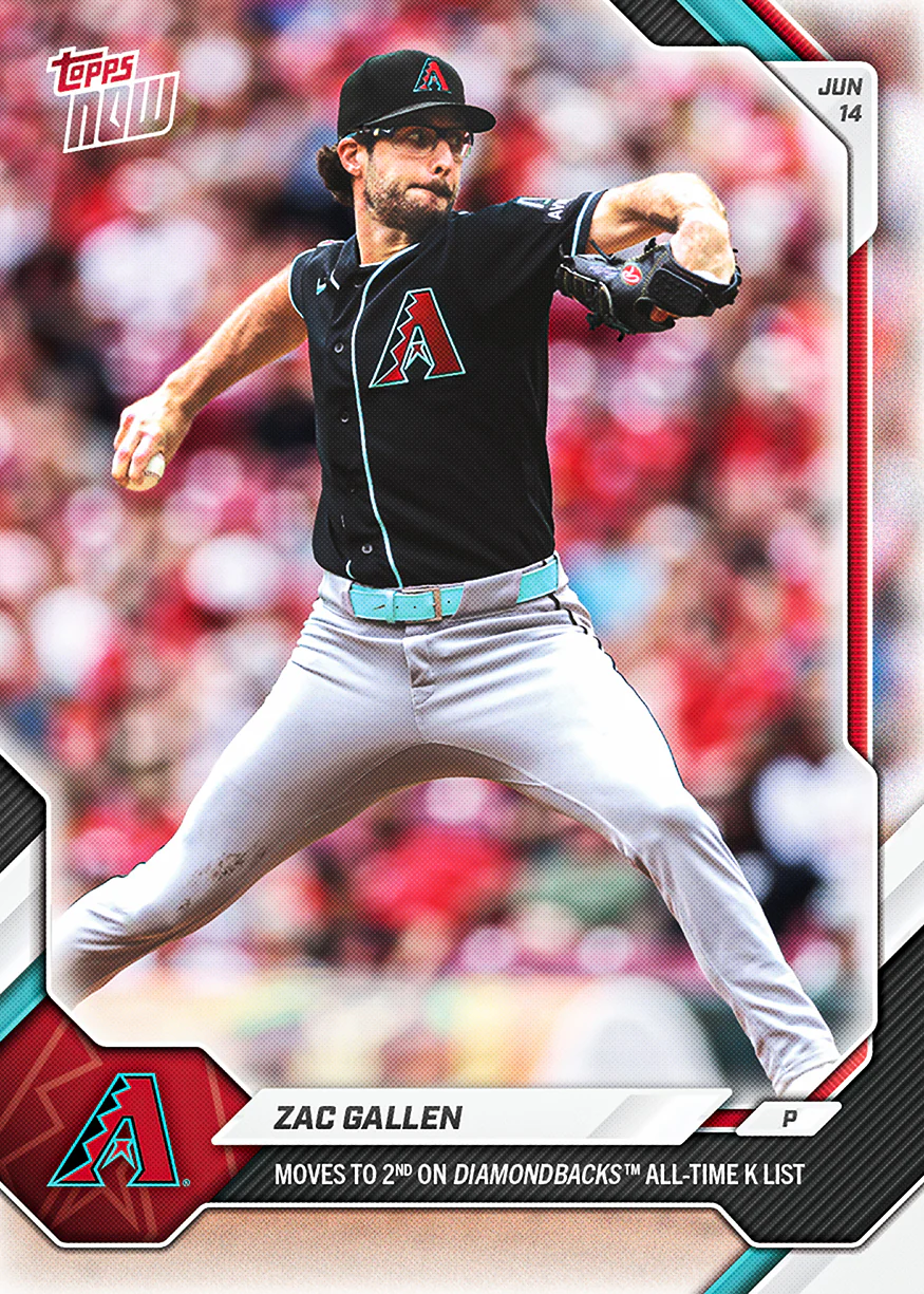2026 MLB Topps NOW #331 Zac Gallen