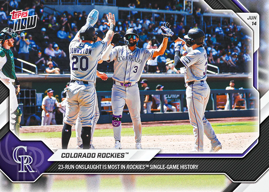 2026 MLB Topps NOW #333 Colorado Rockies