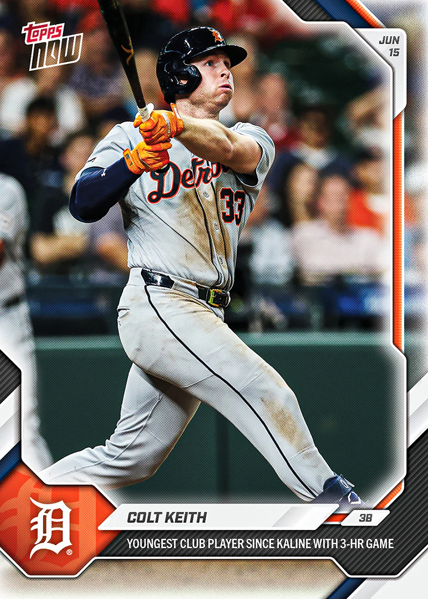 2026 MLB Topps NOW #338 Colt Keith