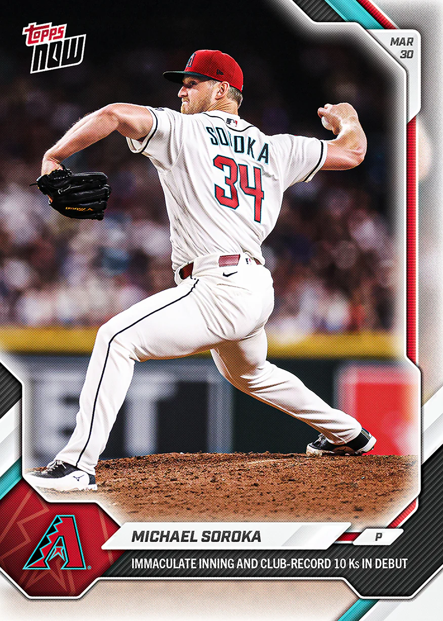 2026 MLB Topps NOW #34 Michael Soroka
