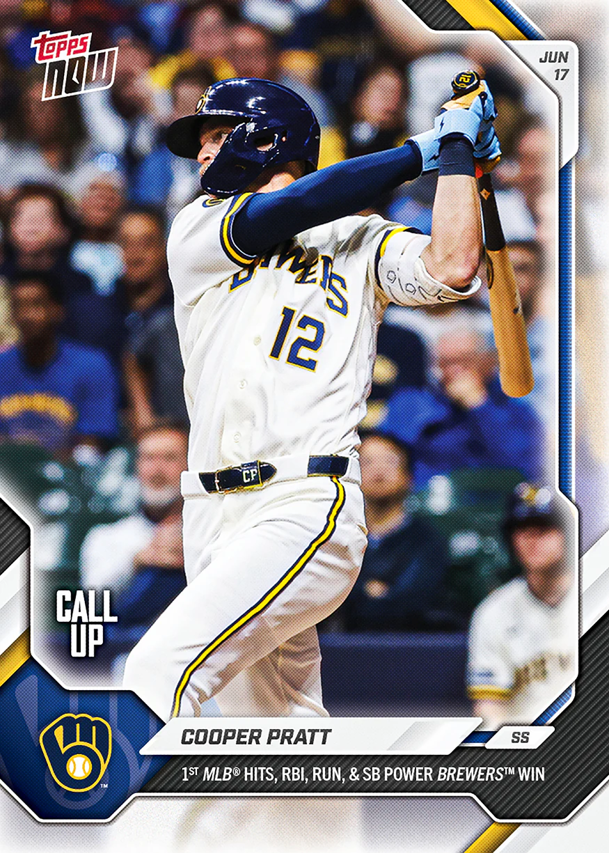 2026 MLB Topps NOW #344 Cooper Pratt