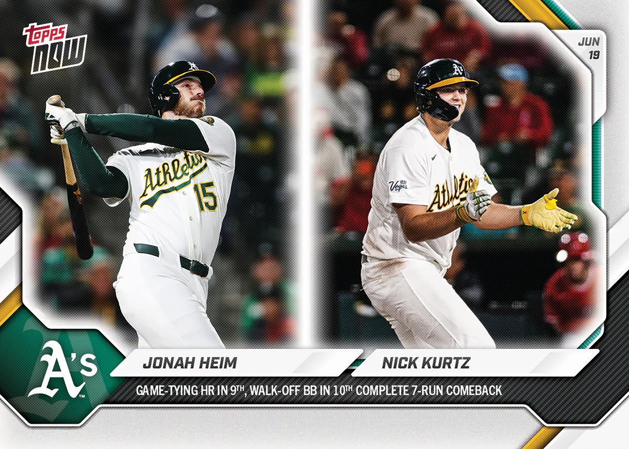 2026 MLB Topps NOW #353 Jonah Heim / Nick Kurtz