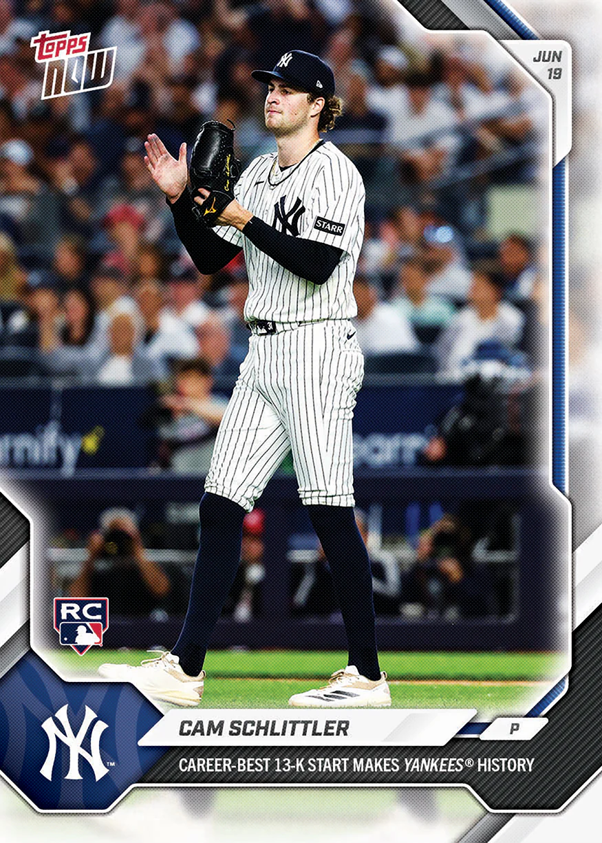 2026 MLB Topps NOW #355 Cam Schlittler