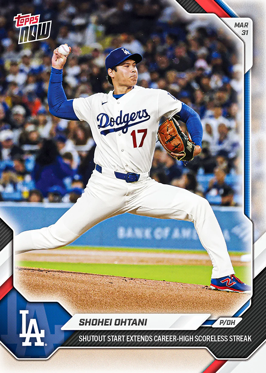 2026 MLB Topps NOW #37 Shohei Ohtani