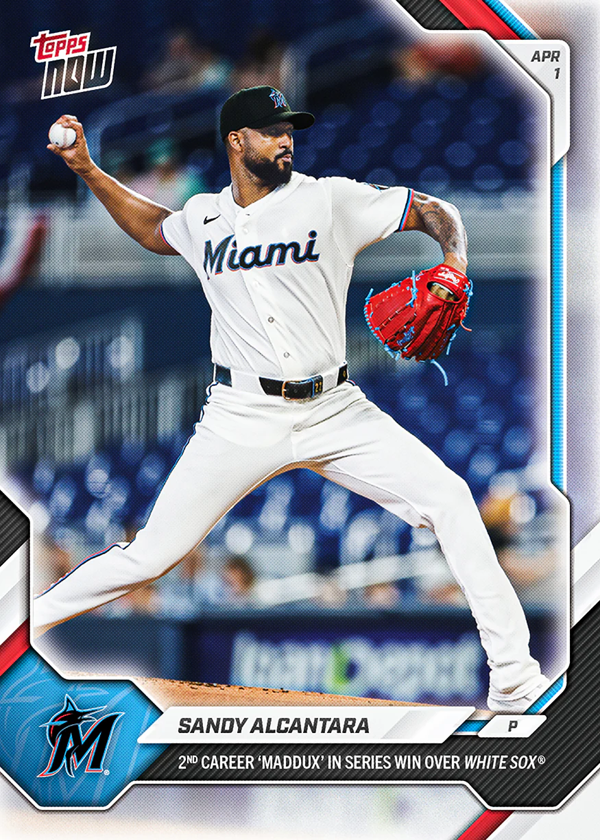 2026 MLB Topps NOW #38 Sandy Alcantara