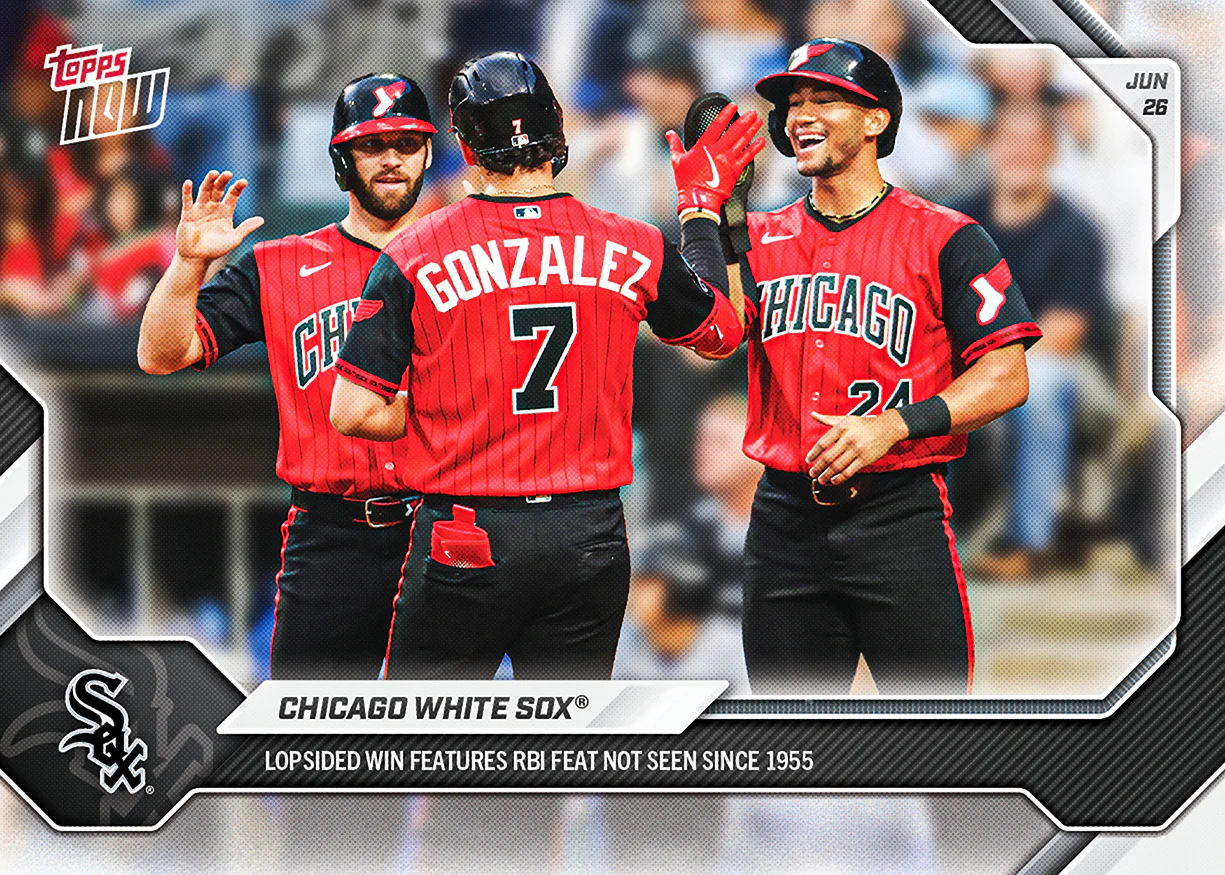 2026 MLB Topps NOW #382 Chicago White Sox