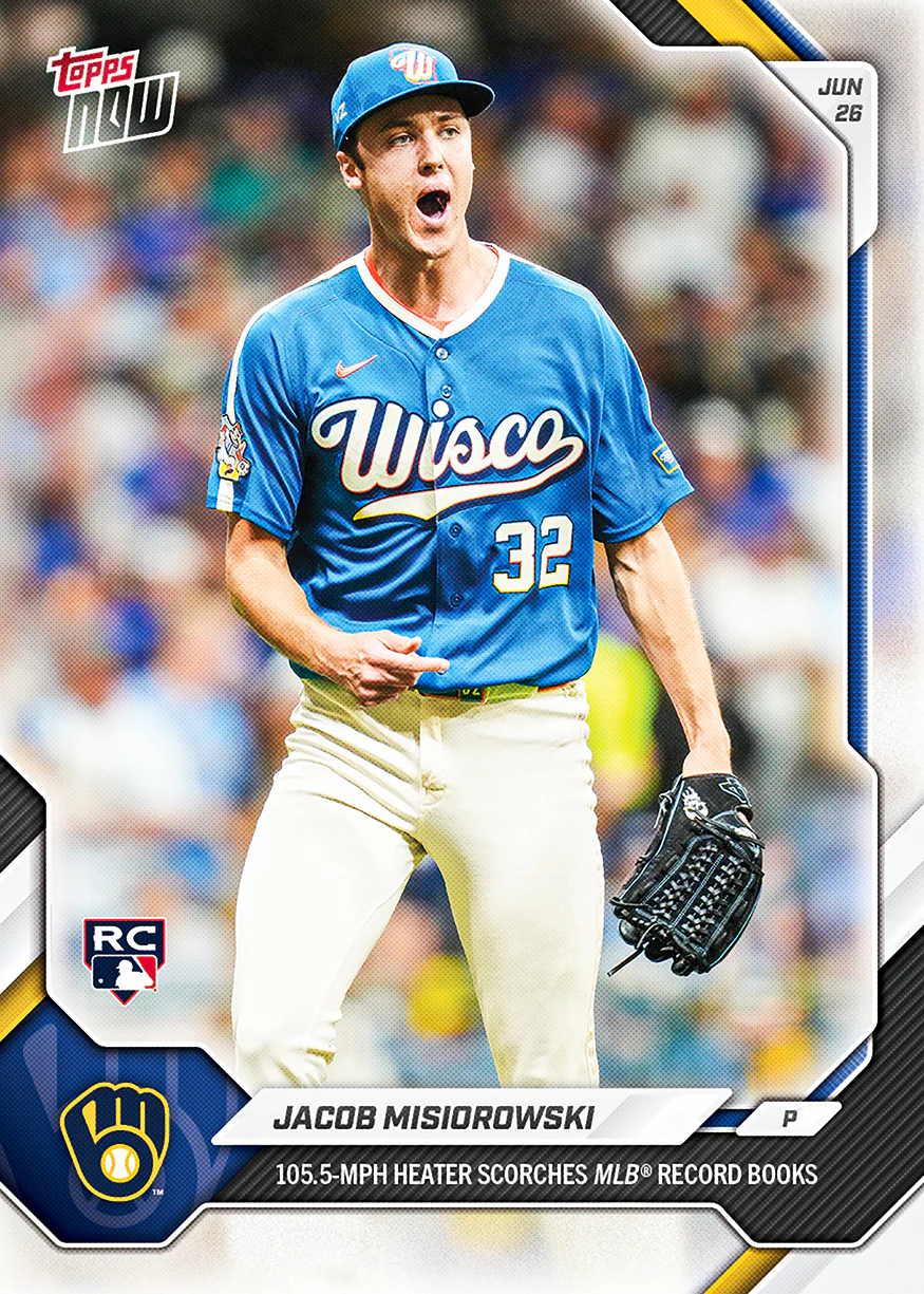 2026 MLB Topps NOW #383 Jacob Misiorowski