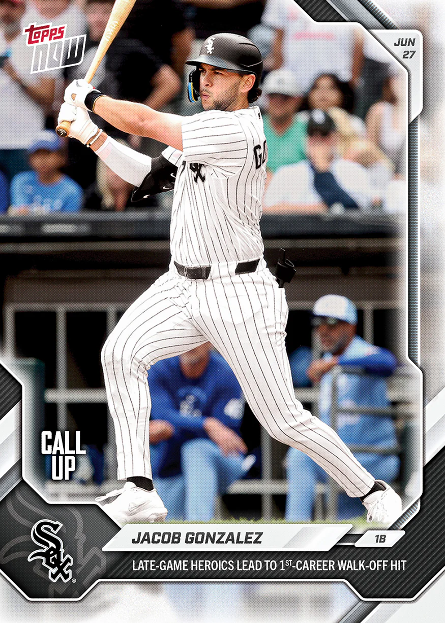 2026 MLB Topps NOW #385 Jacob Gonzalez
