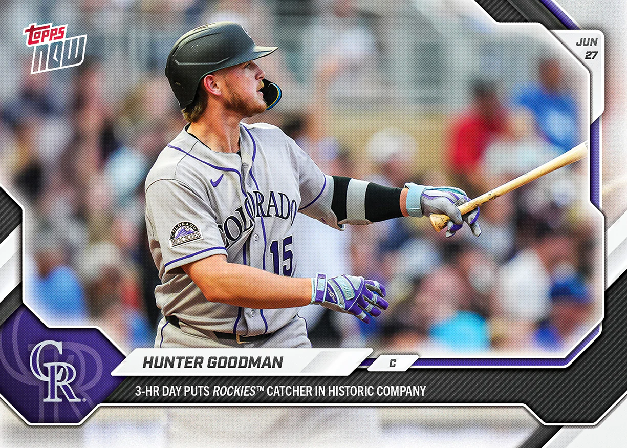 2026 MLB Topps NOW #387 Hunter Goodman