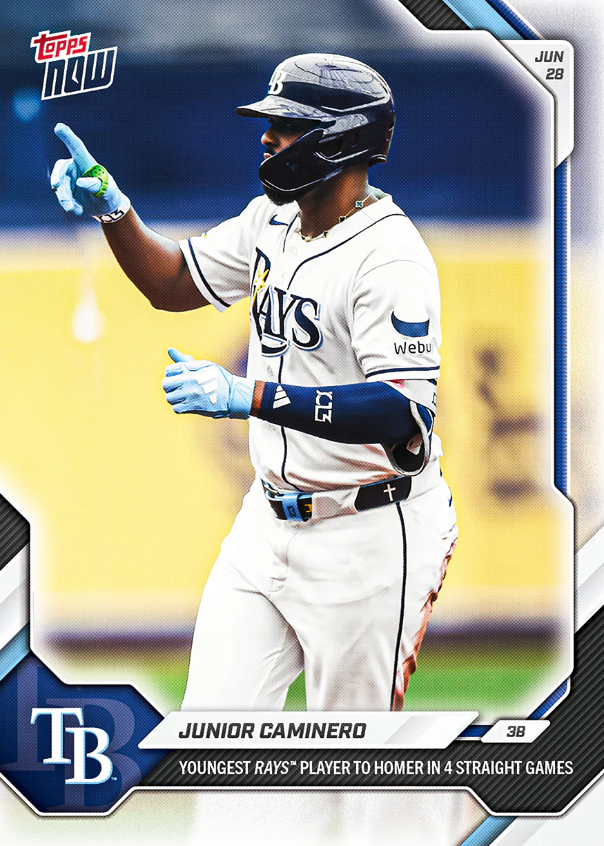 2026 MLB Topps NOW #393 Junior Caminero