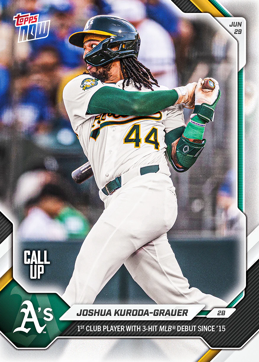 2026 MLB Topps NOW #396 Joshua Kuroda-Grauer