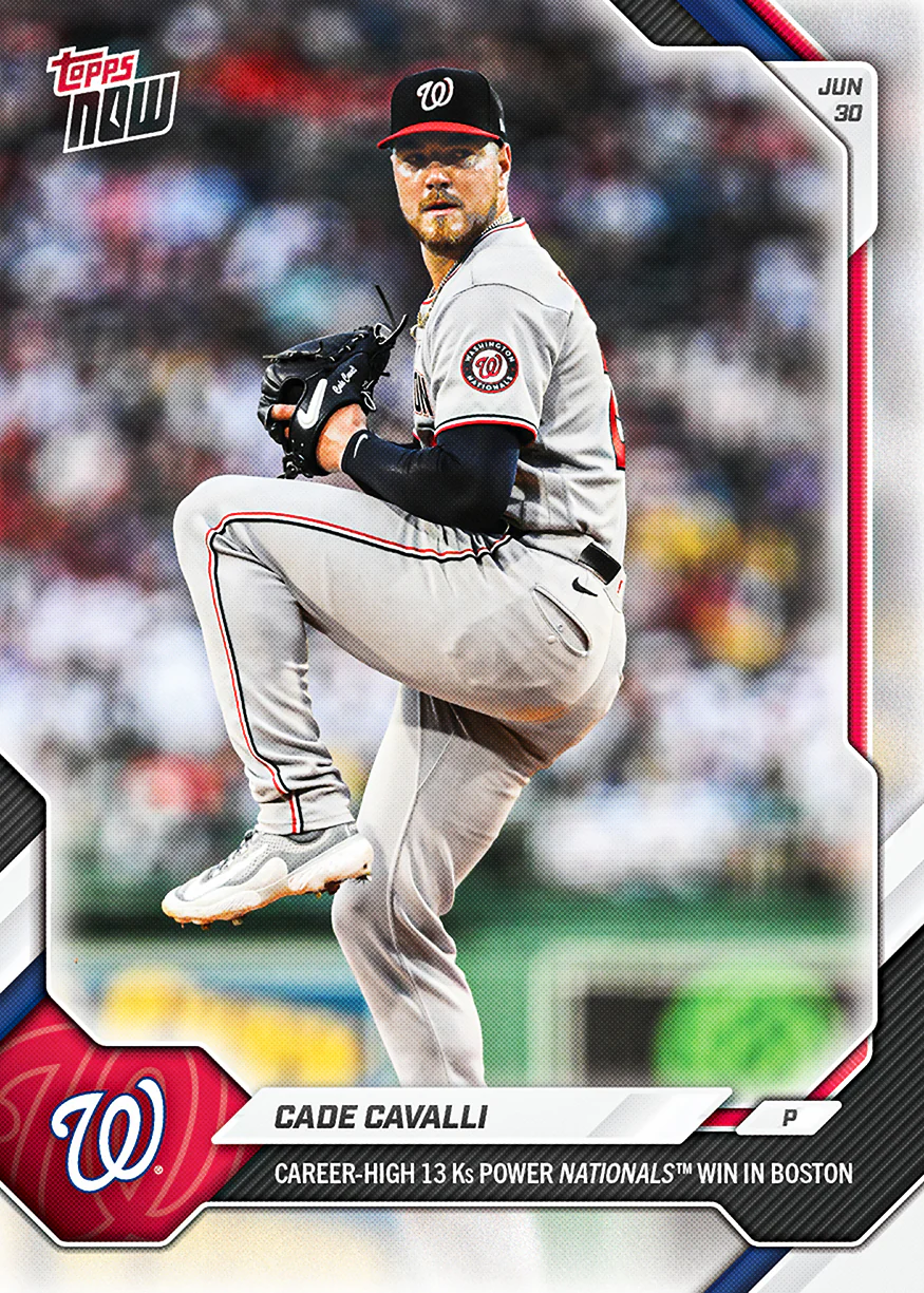 2026 MLB Topps NOW #397 Cade Cavalli