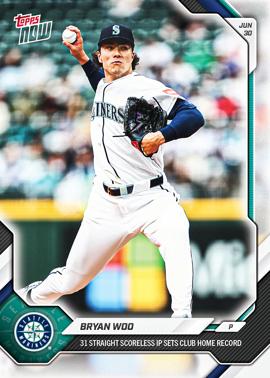 2026 MLB Topps NOW #399 Bryan Woo