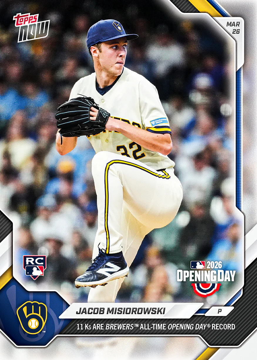2026 MLB Topps NOW #4 Jacob Misiorowski
