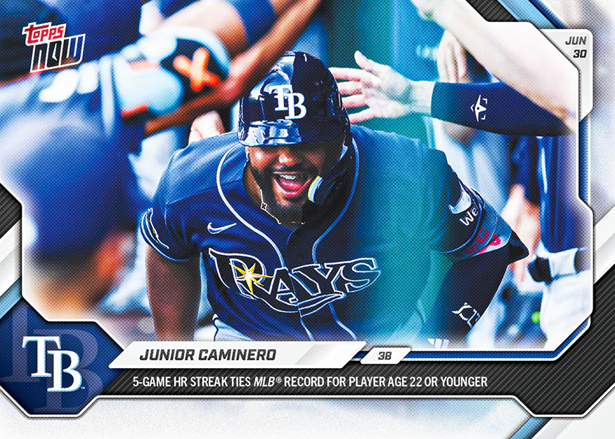 2026 MLB Topps NOW #400 Junior Caminero