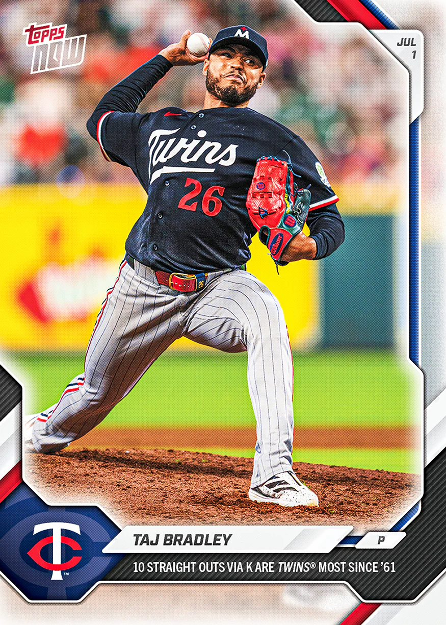 2026 MLB Topps NOW #405 Taj Bradley