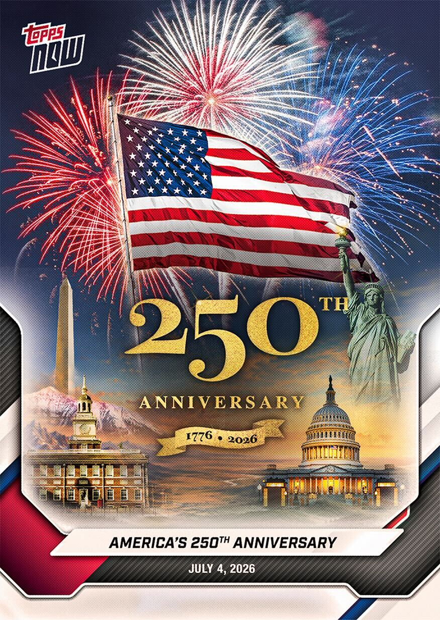 2026 MLB Topps NOW #407a America 250